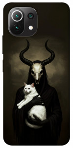 Чехол Creature with cat для Xiaomi Mi 11 Lite