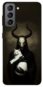 Чехол Creature with cat для Galaxy S21 FE