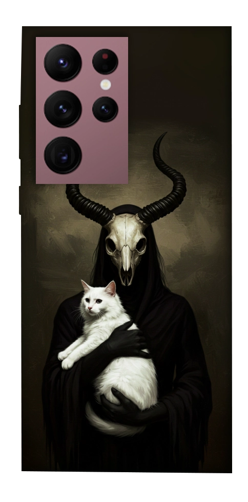 Чехол Creature with cat для Galaxy S22 Ultra