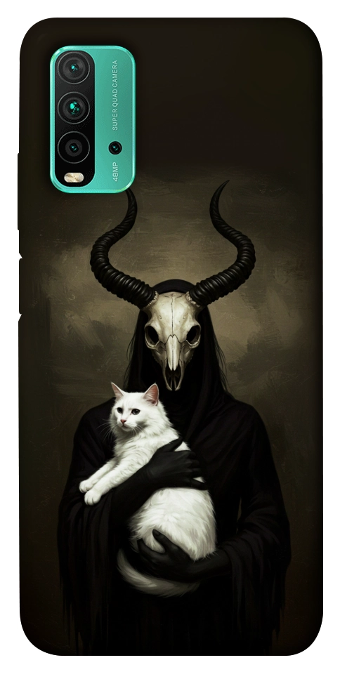 Чехол Creature with cat для Xiaomi Redmi Note 9 4G