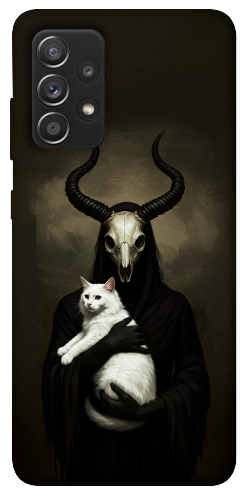 Чохол Creature with cat для Galaxy A52s