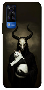 Чехол Creature with cat для Vivo Y51a