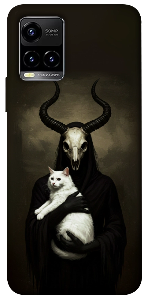 Чехол Creature with cat для Vivo Y21