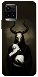 Чохол Creature with cat для Vivo Y33s