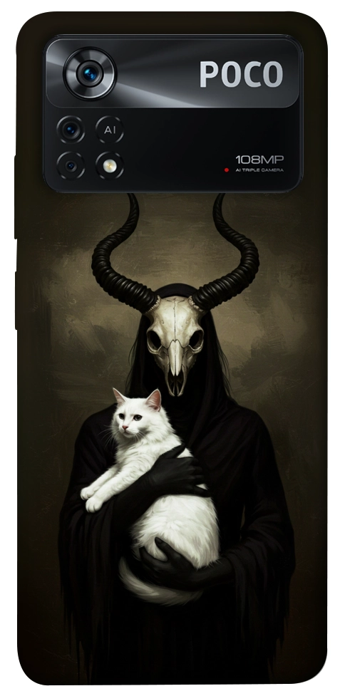 Чехол Creature with cat для Xiaomi Poco X4 Pro