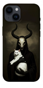 Чохол Creature with cat для iPhone 14
