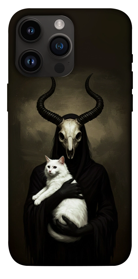 Чехол Creature with cat для iPhone 14 Pro Max