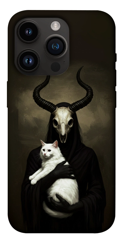 Чохол Creature with cat для iPhone 14 Pro