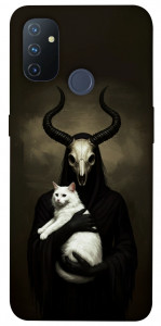 Чехол Creature with cat для OnePlus Nord N100