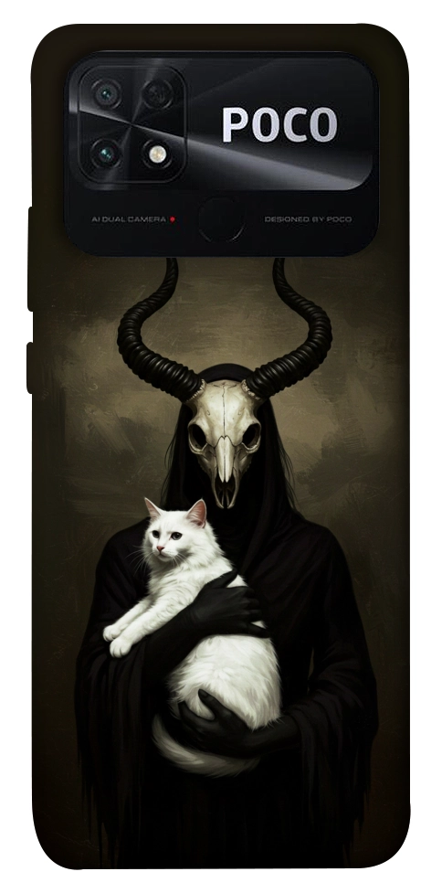 Чохол Creature with cat для Xiaomi Poco C40