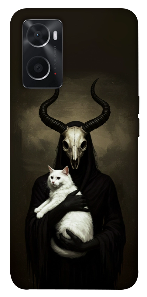 Чехол Creature with cat для Oppo A76 4G