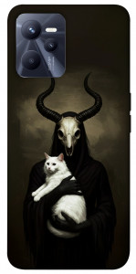 Чехол Creature with cat для Realme C35