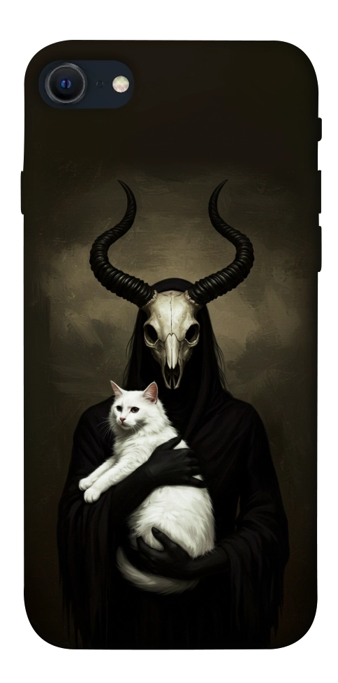 Чехол Creature with cat для iPhone SE (2022)