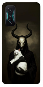 Чехол Creature with cat для Xiaomi Redmi K50 Gaming