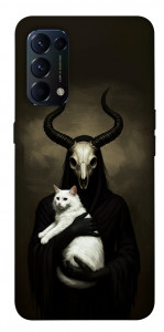 Чехол Creature with cat для Oppo Reno 5 4G