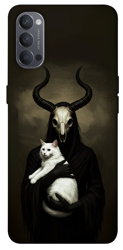 Чохол Creature with cat для Oppo Reno 4