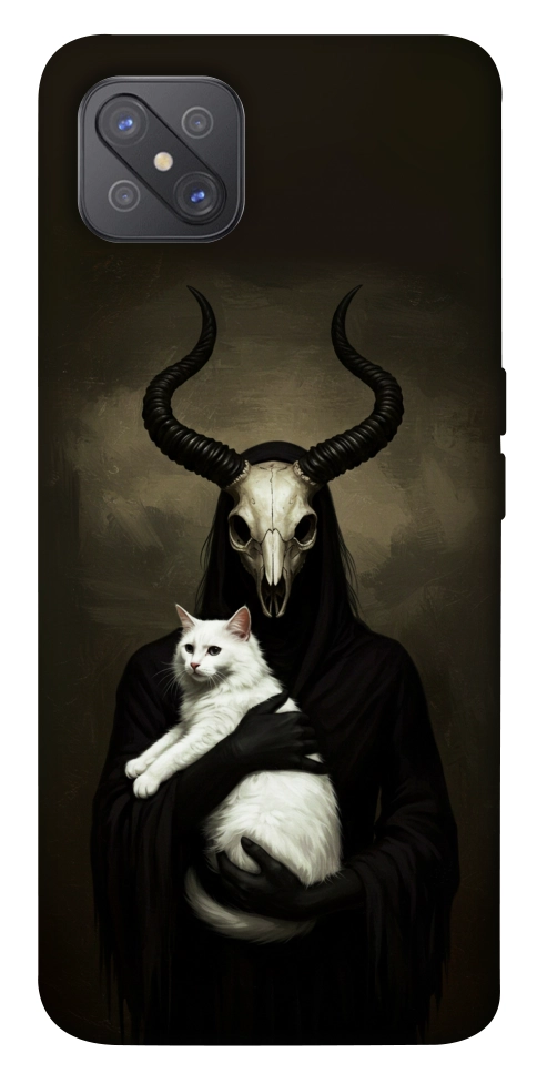 Чехол Creature with cat для Oppo A92s