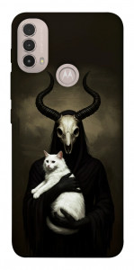 Чехол Creature with cat для Motorola Moto E40