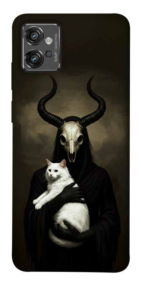Чохол Creature with cat для Motorola Moto G32