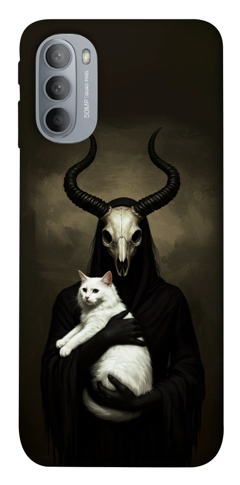 Чехол Creature with cat для Motorola Moto G31