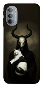 Чехол Creature with cat для Motorola Moto G31