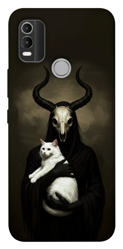 Чохол Creature with cat для Nokia C21 Plus