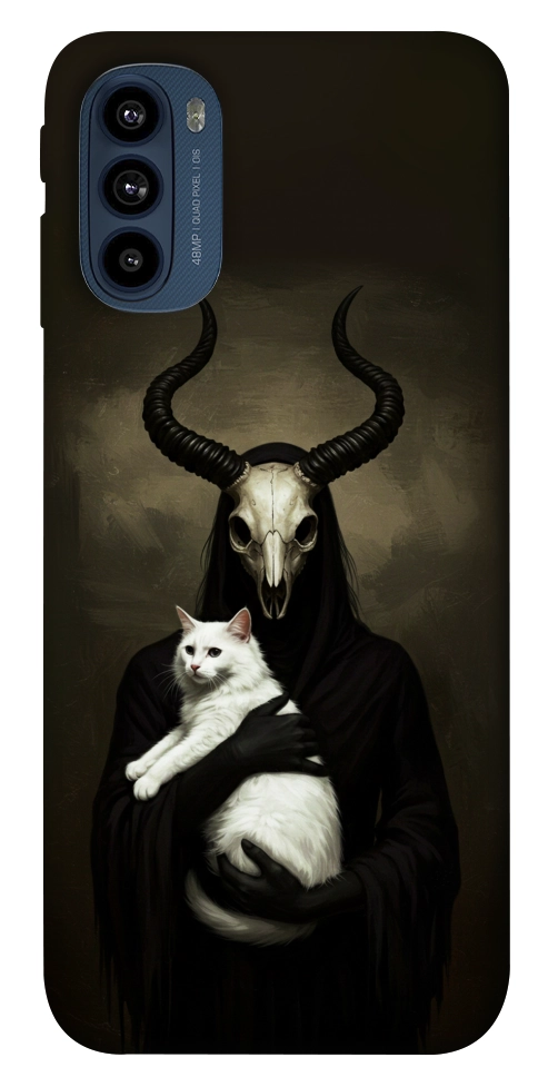 Чохол Creature with cat для Motorola Moto G41