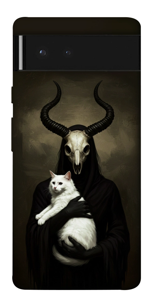 Чехол Creature with cat для Google Pixel 6