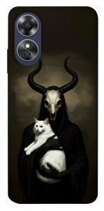 Чехол Creature with cat для Oppo A17