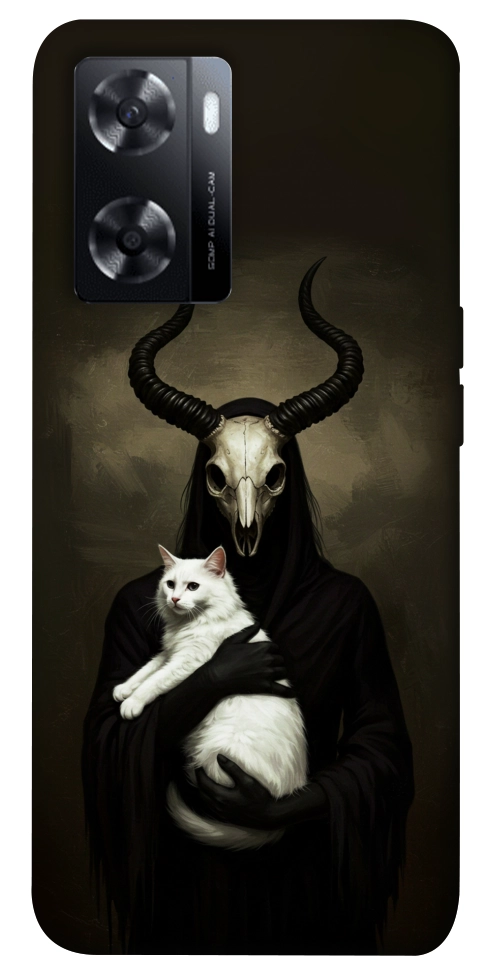Чохол Creature with cat для Oppo A77s
