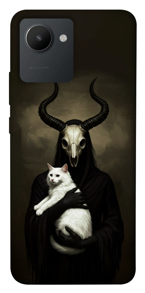 Чохол Creature with cat для Realme C30s