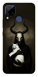 Чехол Creature with cat для Realme C15