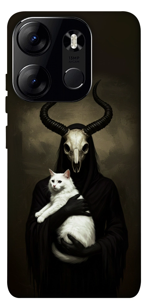 Чохол Creature with cat для Tecno Spark Go 2023