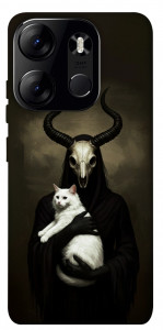Чохол Creature with cat для Tecno Spark Go 2023