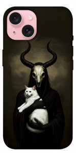 Чохол Creature with cat для iPhone 15