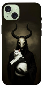 Чехол Creature with cat для iPhone 15 Plus