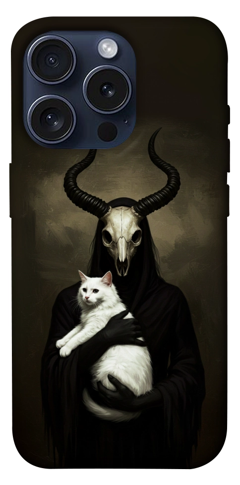 Чохол Creature with cat для iPhone 15 Pro