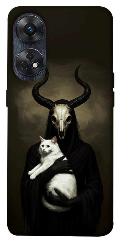 Чехол Creature with cat для Oppo Reno 8 T 4G