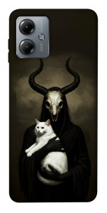 Чехол Creature with cat для Motorola Moto G14