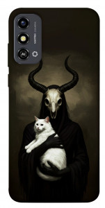 Чехол Creature with cat для ZTE Blade A53