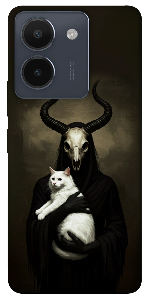 Чехол Creature with cat для Vivo Y36