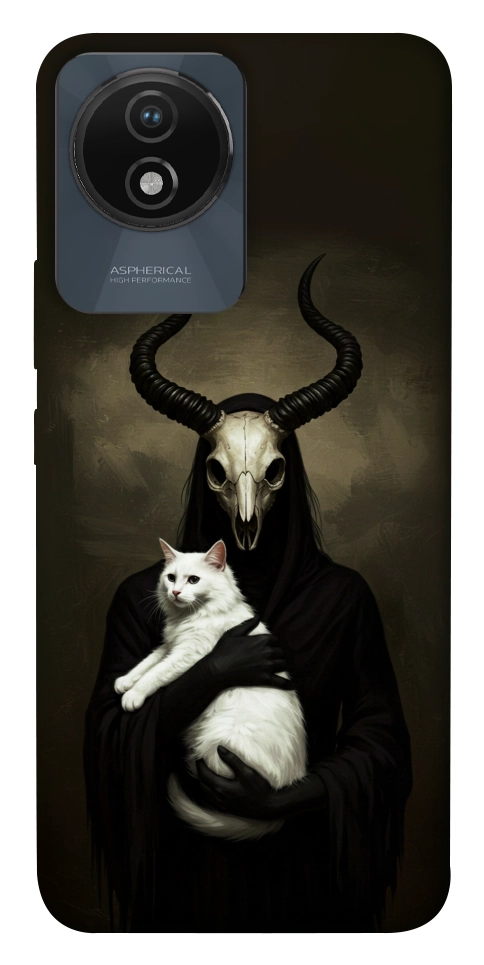 Чехол Creature with cat для Vivo Y02