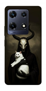 Чехол Creature with cat для Infinix Note 30 Pro NFC