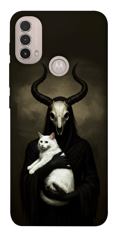 Чехол Creature with cat для Motorola Moto E30