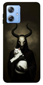 Чехол Creature with cat для Motorola Moto G84