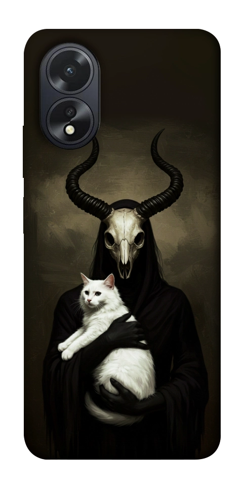 Чехол Creature with cat для Oppo A38
