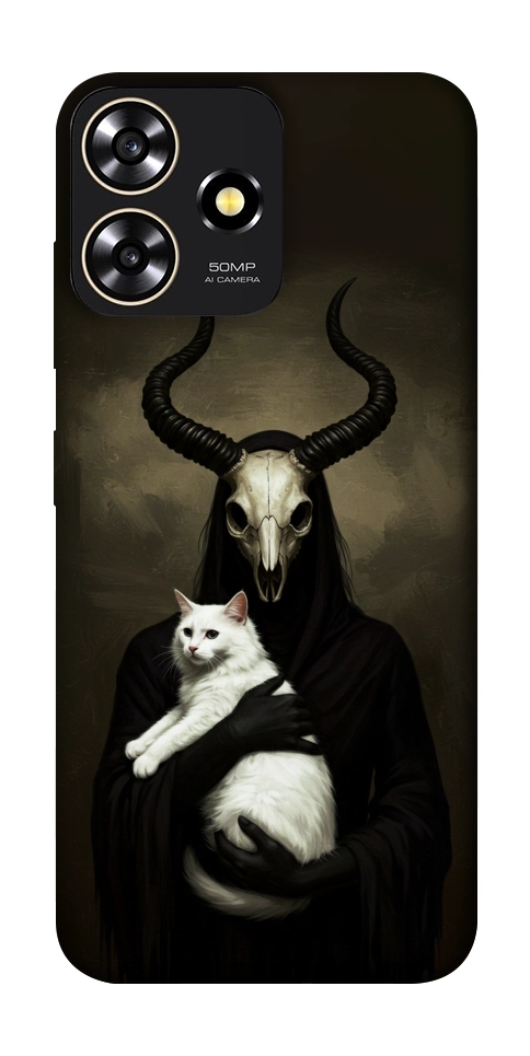 Чехол Creature with cat для ZTE Blade A73 4G