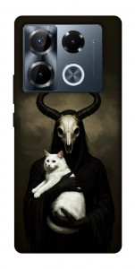 Чехол Creature with cat для Infinix Note 40 Pro 4G