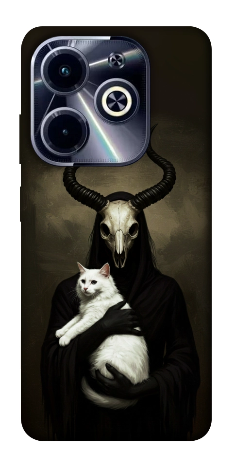 Чохол Creature with cat для TECNO Spark 20