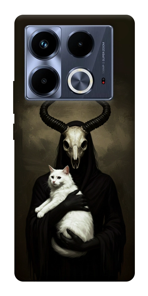 Чехол Creature with cat для Infinix Note 40 4G